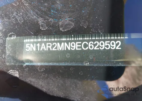 2014 Nissan Pathfinder Sl z USA, uszkodzony, nr VIN 5N1AR2MN9EC629592